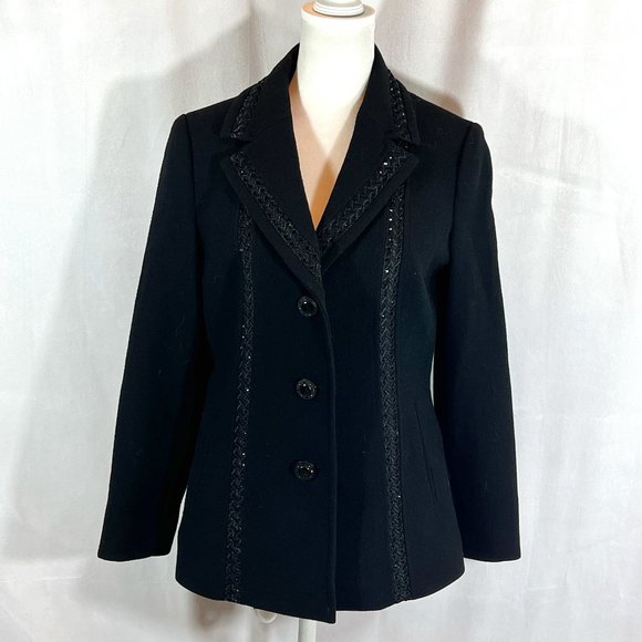 Like new SHIN KANG SIK (Korean Designer) Black Tailored Blazer Size Smal… - Picture 1 of 12